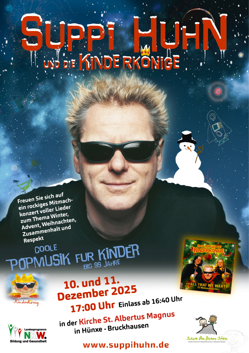 Winterkonzerte mit Kindern der Schule am Dicken Stein, Hünxe